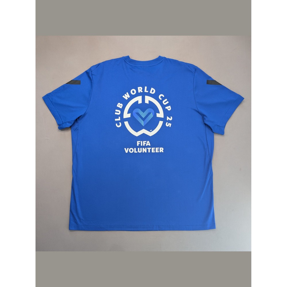 NWT adidas FIFA Club World Cup 2025 Volunteer ZNE Tee 3XL Royal Blue
